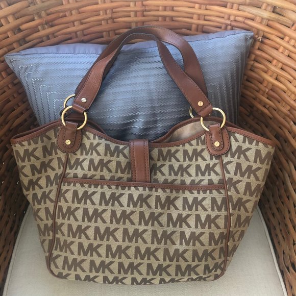 Michael Kors Charlton Canvas & Leather Tote - Picture 2 of 5